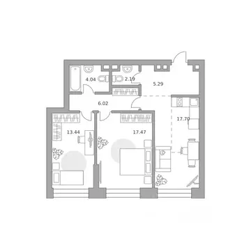 2-к кв. Москва Дубининская ул. (66.15 м)