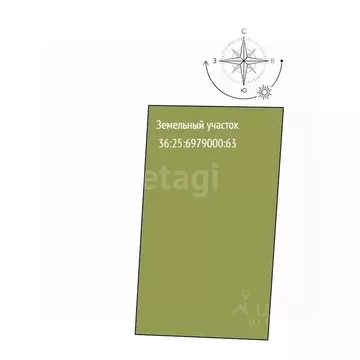 Участок в Воронежская область, Рамонский район, Новоживотинновское ...