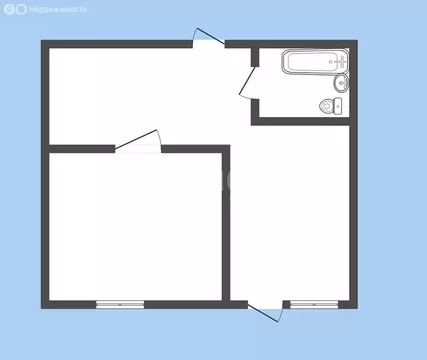 1-комнатная квартира: Иркутск, улица Марии Цукановой, 8/11 (38.5 м)