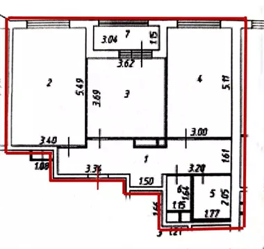 2-комнатная квартира: посёлок Развилка, Римский проезд, 5 (65.5 м)