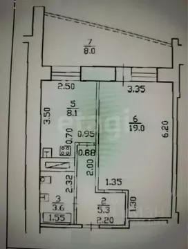 1-к кв. Башкортостан, Уфа ул. Заки Валиди, 66 (40.0 м)