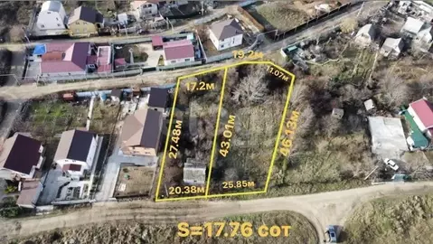Участок в Севастополь Нахимовский р-н, СНТ Сапун-гора ТСН,  (17.76 ...