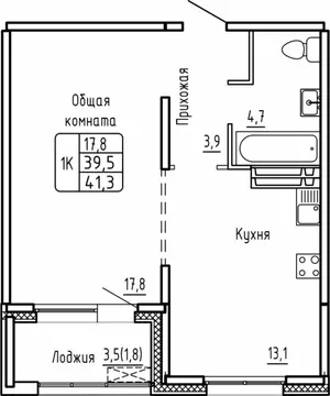 1-к кв. Новосибирская область, Новосибирск Самоцветы жилой комплекс ...