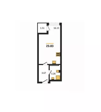 Студия Крым, Симферопольский район, с. Мирное Крокус жилой комплекс ...