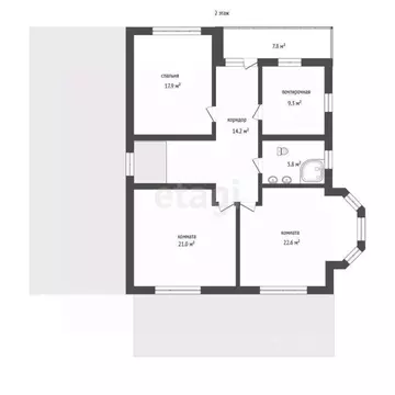 Дом в Мордовия, Лямбирский район, Берсеневское с/пос, пос. ...