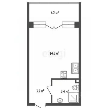 Студия Крым, Ялта муниципальный округ, Гаспра пгт ш. Севастопольское, ...