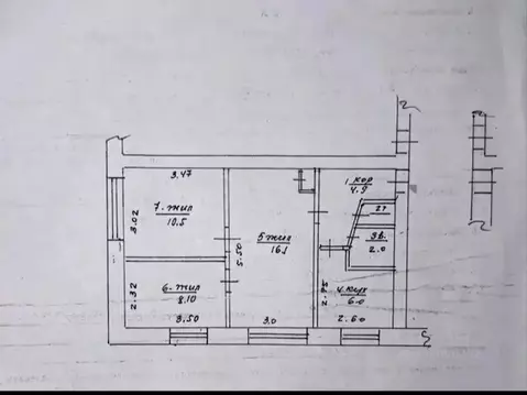 3-к кв. Башкортостан, Кумертау Окружная ул., 5 (48.5 м)