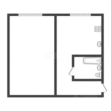 1-к кв. Алтайский край, Бийск Социалистическая ул., 36 (31.8 м)