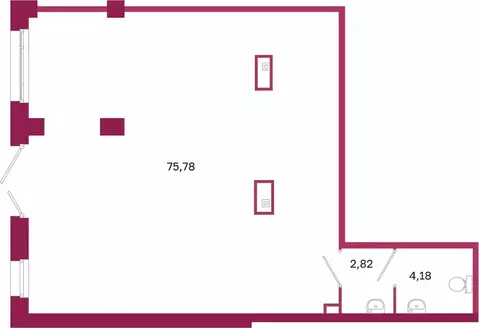 Помещение свободного назначения в Санкт-Петербург Курская ул., 27В (83 ...