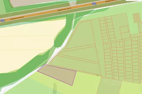 Участок в Калужская область, Малоярославецкий район, д. Шумятино  ...