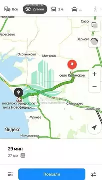 Участок в Сакский район, село Крымское (6 м)