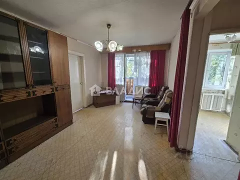 2-к кв. Нижегородская область, Нижний Новгород просп. Ленина, 24 (46.3 ...