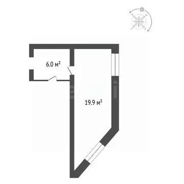 Офис в Тюменская область, Тюмень ул. Монтажников, 1/4 (20 м)