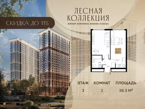 1-к кв. Московская область, Химки Лесная Коллекция жилой комплекс, к5 ...