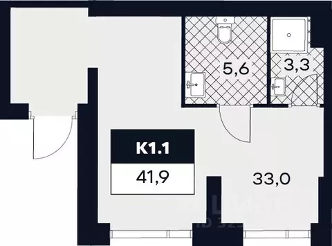 Торговая площадь в Москва Лодочная ул., 27К2 (42 м)