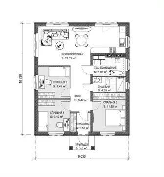 Дом в Мелеузовский район, Зирганский сельсовет, деревня Столяровка (86 ...