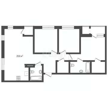 3-к кв. Тюменская область, Тюмень ул. Муравленко, 11 (92.0 м)