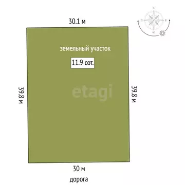 Участок в Марий Эл, Медведевский район, Руэмское с/пос, д. Рябинка ул. ...