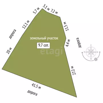 Дом в Заводоуковск, Береговая улица (55 м)