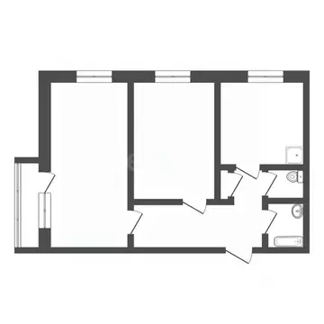 2-к кв. Кемеровская область, Юрга просп. Победы, 4А (46.7 м)