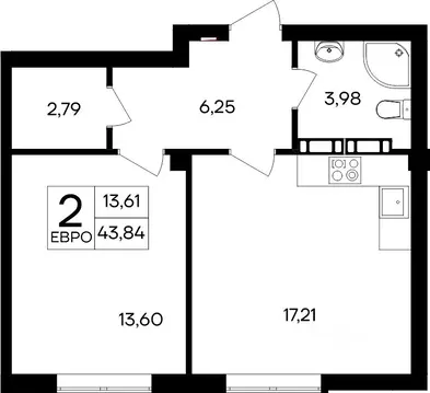 1-к кв. Крым, Симферопольский район, Гвардейское пгт, Республика жилой ...