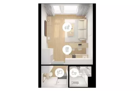 Квартира-студия: Мытищи, жилой комплекс Яуза Парк, к7 (24.7 м)