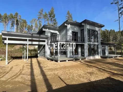 Дом в Ленинградская область, Выборгский район, Полянское с/пос, пос. ...