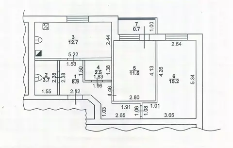 2-к кв. Ростовская область, Таганрог ул. Победы (54.0 м)