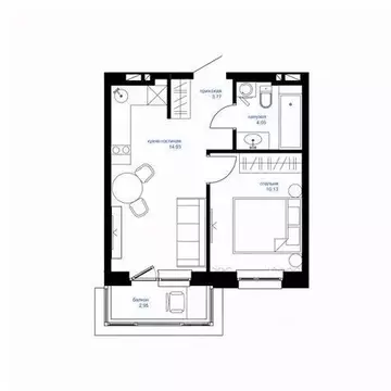 1-к кв. Приморский край, Владивосток Сердце квартала жилой комплекс ...