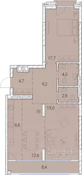 3-к кв. Новосибирская область, Новосибирск Овражная ул., 2А (87.6 м)