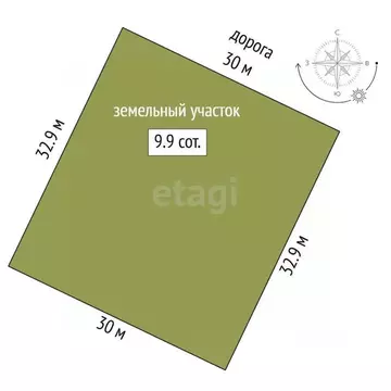 Участок в Нижегородская область, Выкса городской округ, Шиморское рп ...