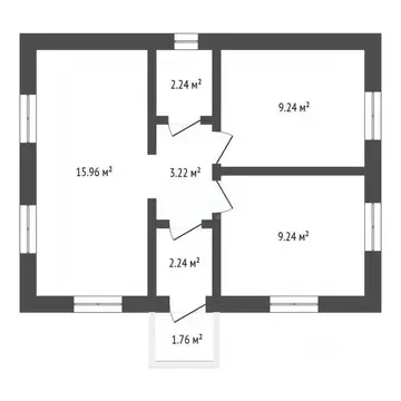 Дом в Амурская область, Благовещенск Перспективная ул., 7 (48 м)