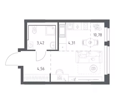 Студия Санкт-Петербург, Санкт-Петербург, Колпино Новое Колпино жилой ...