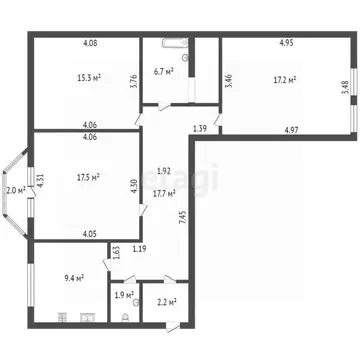 3-к кв. Санкт-Петербург, Санкт-Петербург, Колпино ул. Анисимова, 5к7 ...