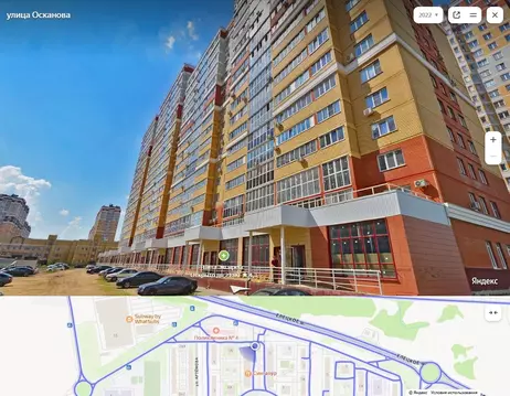 Свободной планировки кв. Липецкая область, Липецк ул. Осканова, 2 ...