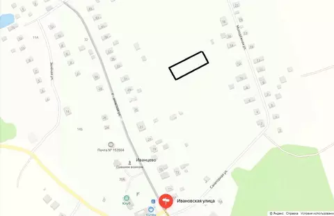 Участок в Ивановская область, Ивановский район, Беляницкое с/пос, д. ...