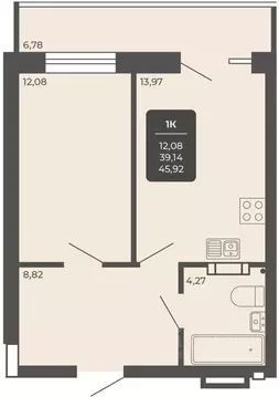 Офис в Новосибирская область, Новосибирск Автогенная ул., 75 (45 м)