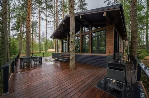 Дом в Ленинградская область, Всеволожский район, Агалатовское с/пос, ...