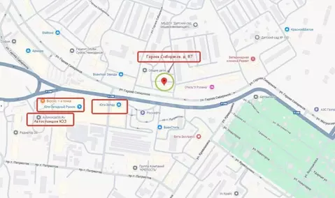 1-к кв. Воронежская область, Воронеж ул. Героев Сибиряков, 87 (21.0 м)