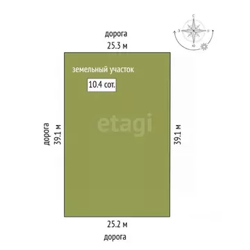 Участок в Челябинская область, Южноуральский городской округ, пос. ...