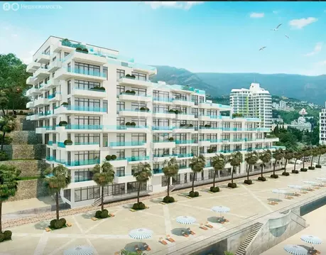 2-комнатная квартира: Ялта, Парковый проезд, 8Д (47.8 м)