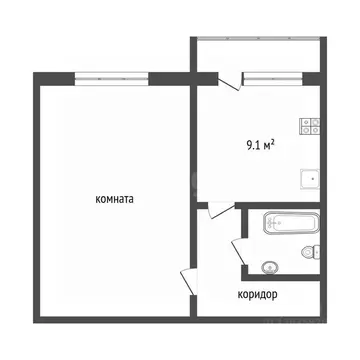 1-к кв. Ярославская область, Ярославль ул. Большая Техническая, 11 ...