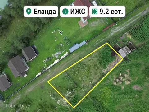 Участок в Алтай, Чемальский район, с. Еланда Новая ул. (9.2 сот.)