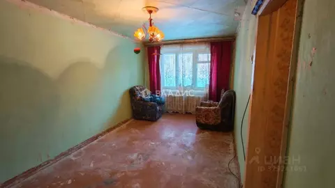 2-к кв. Ярославская область, Рыбинск просп. Генерала Батова, 36 (40.8 ...