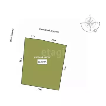 Участок в Амурская область, Благовещенск ул. Пушкина, 139 (11.0 сот.)