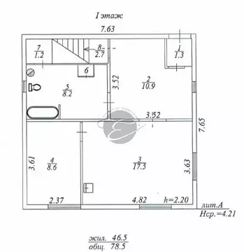 Дом в Светлый, проспект 70 лет Победы, 11 (87.8 м)