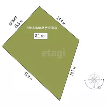 Участок в Ярославская область, Ярославский муниципальный округ, ...