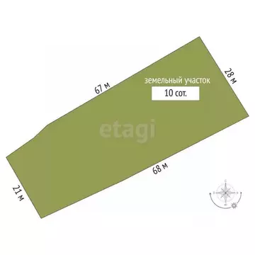 Участок в Забайкальский край, Читинский район, Новотроицкое с/пос, с. ...