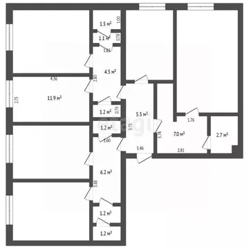 2-к кв. Башкортостан, Стерлитамак ул. Гоголя, 145А (41.0 м)