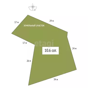 Участок в Алтай, Майминский район, с. Кызыл-Озек  (10.6 сот.)